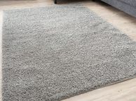 main image for ad Living Room Rug - Shaggy Soft And Elegant Carpets For The Bedrooms And Kitchen, Easy To Clean, Many Different Sizes (80x150 cm, Grey)
