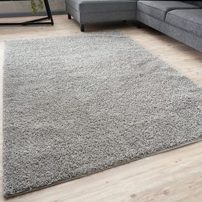 Living Room Rug - Shaggy Soft And Elegant Carpets For The Bedrooms And Kitchen, Easy To Clean, Many Different Sizes (80x150 cm, Grey)