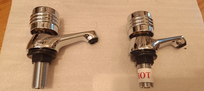 Basin taps and shower mixer