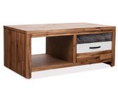 Coffee Table Solid Acacia Wood 90x50x37.5 cm