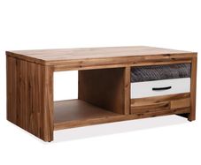 Coffee Table Solid Acacia Wood 90x50x37.5 cm