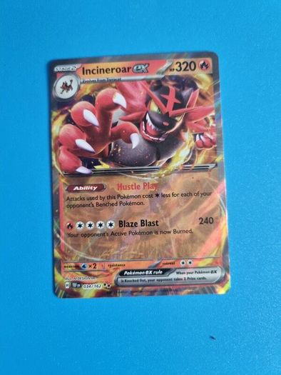 Incineroar Ex Pokemon Card Temporal Forces