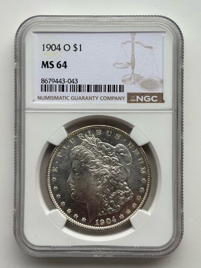 1904 O Silver Morgan dollar