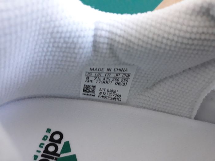 Adidas EQT Cushion 91 Consortium 30th Anniversary UK-7.5/EUR-41.5 G58101 Cloud White/Equipment Green/Core Black-2021
