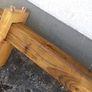 Rustic Oak Beam Mantle / Shelf Image 4