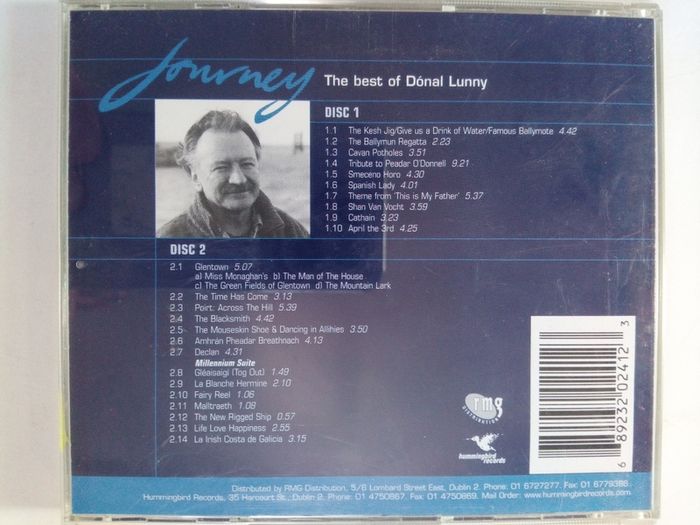 Donal Lunny [2000] Journey: The Best Of [2xCD Album]
