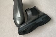 Jose Saenz grey metallic leather boots Size 39 boots