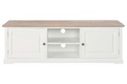 TV Cabinet White 110x30x40cm Engineered Wood