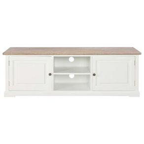 TV Cabinet White 110x30x40cm Engineered Wood