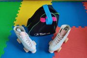 Figure skates SFR Premium Leather White Pink size UK3