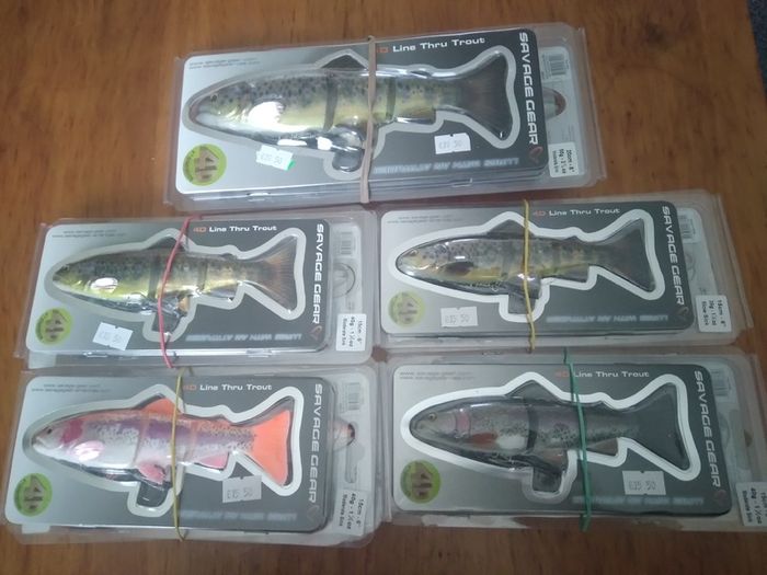 Savage gear 4d Line Thru Trout 15cm & 20cm