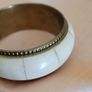 Vintage brass & horn braclet Image 3