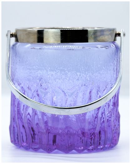Alexandrite Neodymium Purple Glass Ice Effect Ice Bucket,