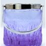 Alexandrite Neodymium Purple Glass Ice Effect Ice Bucket, Image 5