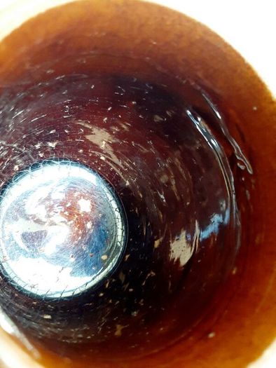 Old glazed jar