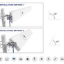 Kaser LPDA 5G 4G LTE Antenna Outdoor Mimo Directional Antenna 698-2700 | 3300-3800MHz 12dBi Compatible 5G 4G Router N-SMA Output with TS9 Adapter Includes 10M Low Loss Cable Image 3