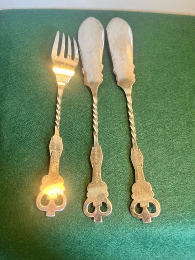 Antique 1902 Edward VII Coronation Cutlery