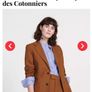 Comptoir Des Cotonnoirs Warm Camel Dry Wool Blazer & Trousers Suit Image 2