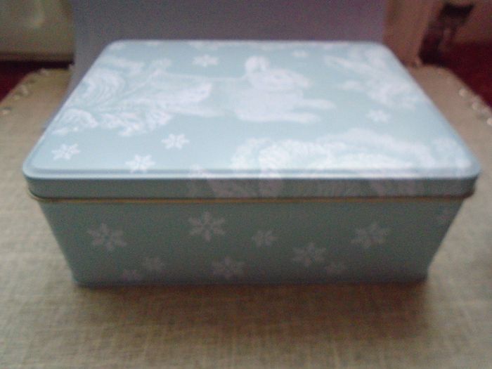 Storage tin, Thornback & Peel Winter rabbit tin, Tin Box,Gift.Storage