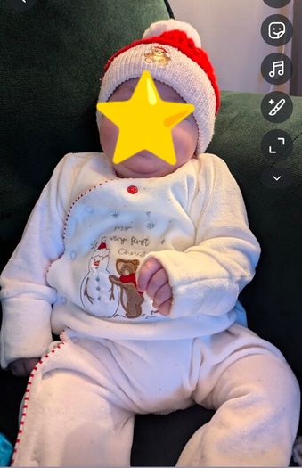 Baby first Christmas clothes bundle