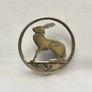 Hand Cut 3d Pence Coin Pin Badge Image 3