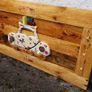 Rustic STAY TRIPPY Bug wood art wall sign. Image 2