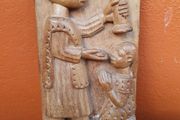 antique African hand craved picture