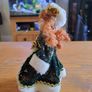 Vintage Christmas porcelain doll Image 7