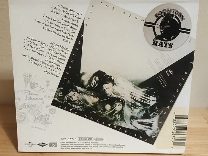 The Boomtown Rat's 2005 Reissue CD Album