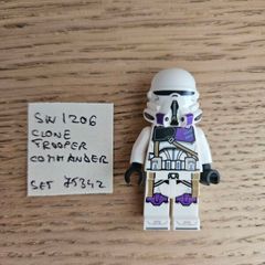 lego sw1206 clone trooper commander, set 75342