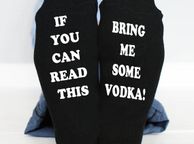 main image for ad If You Can Read This, bring me some vodka Socks Mens