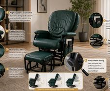 Luxury Swivel Glider Rocking Chair