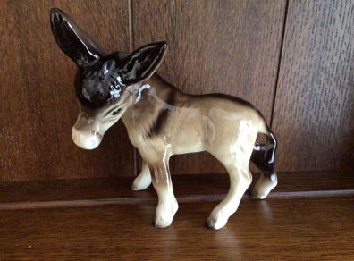 Vintage China Donkey Ornament