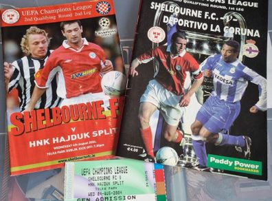 Shels Champions League Programmes