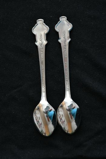 Rolex Tea Spoons Pair Bucherer of Switzerland Lugano Vintage