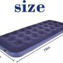 Single Size Air Mattress Inflatable Bed,Blow Up Mattress Camping Sleeping Pad Image 3