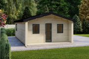 Ecohome Log Cabins 2 Bed Contemporary Style 40 sq.m. 5m x 8.7m