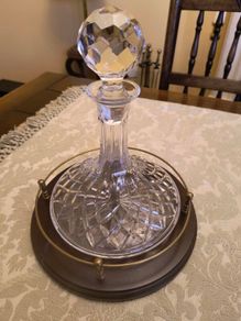 Ships Decanter & Stand