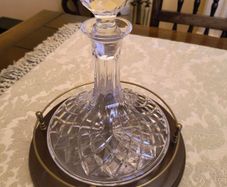 Ships Decanter & Stand