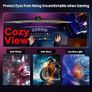 24.5 Inch Curved Gaming Monitor 120Hz, Full HD 1080P IPS Display, 1ms MPRT, 3000R Screen, FreeSync, 100 sRGB, HDMI, VESA Mount, Eye Care PC Monitor for Gaming & Office Image 6