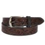 Premium Embossed Genuine Leather Belt Stylish Vintage Designer Belt Durable Formal & Casual Waist Belt Image 9