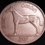 #777 - Ireland - 1928 - Half Crown - Silver - KM.8 Image 2