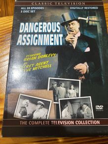 Dangerous Assignment. Complete series 5 disc dvd set rare
