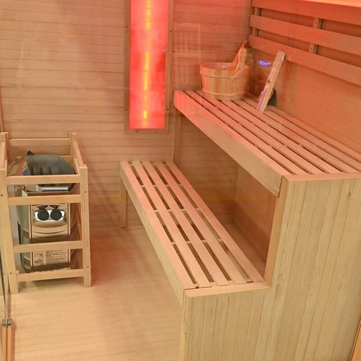 Finnish Sauna Ireland RIVER with Harvia Furnace 1500x1400x1920 mm (6 kW)