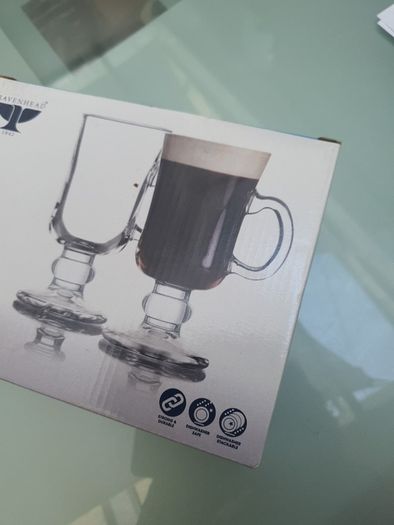 2 Irish Coffee Glasses Ravenhead