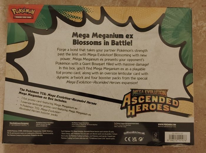 Pokemon Mega Evolution Ascended Heroes Ex Box