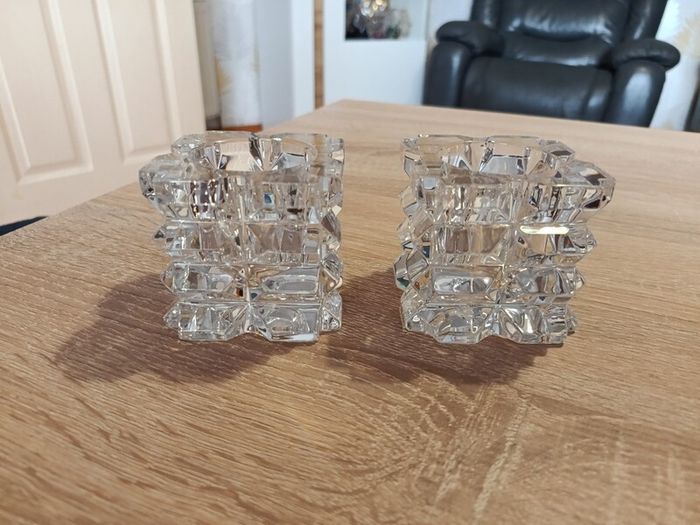 Tipperary Crystal candle holders