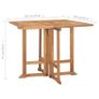 5 Piece Folding Outdoor Dining Set Solid Teak Wood Image 7