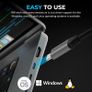 SABRENT USB Type-C to 5G Ethernet LAN Adapter - Aluminum Body, 5Gbps Multi-Gig LAN Speeds, Backward Compatible with 1GbE/2.5GbE, Bus-Powered, Durable, Plug-and-Play for USB-C Devices (NT-C5GA) Image 5