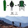 Camping Chair, Padded Camping Chairs for Adults with Armrests and Cup Holder, Heavy Duty Folding Chair Portable for Fishing Beach, Perfect for Caravan Trips, BBQs, Garden, Picnic, Travelling (FREE SHIPPING) Image 4